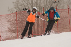 výuka sjezdového lyžování