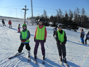 lyžaři