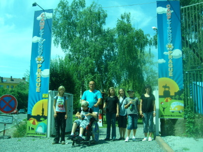 před campem