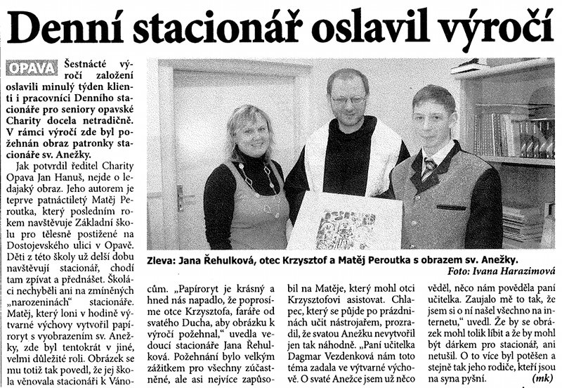 vystoupení v Klubu svaté Anežky