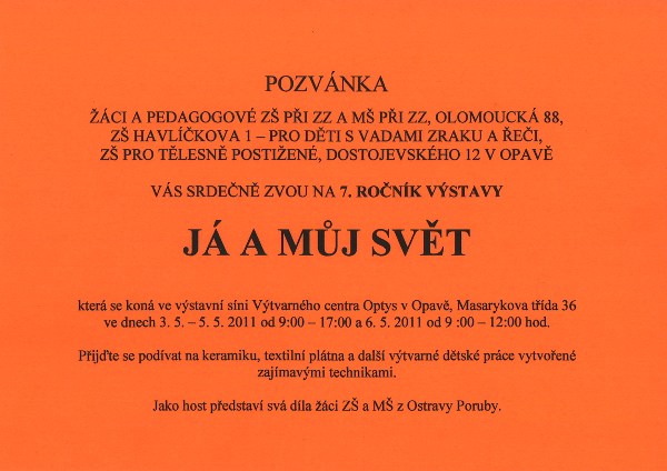 pozvánka na výstavu