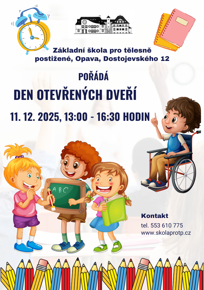 leták ke dni otevřených dveří